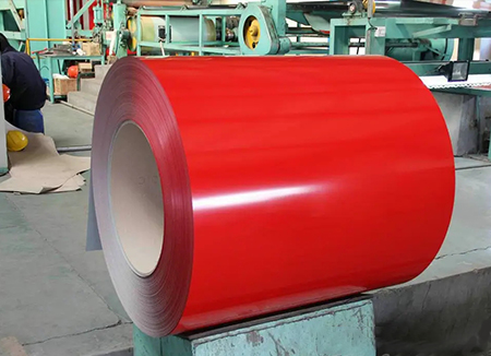 Galvanized color coated coil