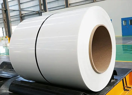 Snow white fluorocarbon coated board