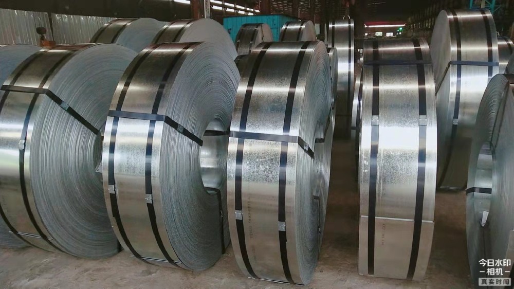 Hot dip galvanized strip steel